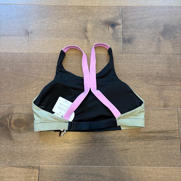 Prana Women's Baja Bound Swim Top Black Color Block size Small NWT - Picture 3 of 4